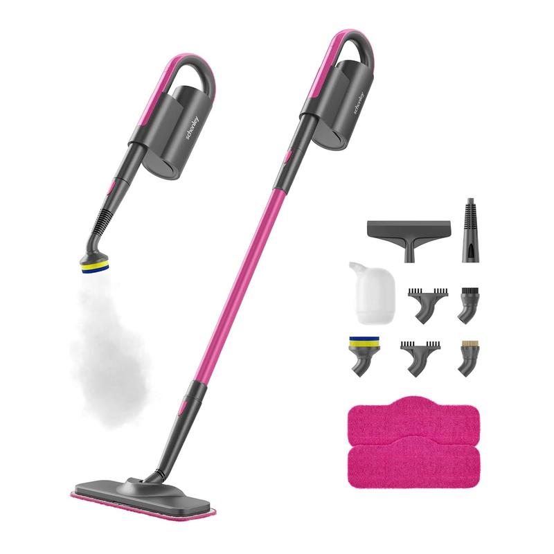 Schenley 7-in-1 Steam Mop with Detachable Handheld Steamer for Walls, Floors, Tiles