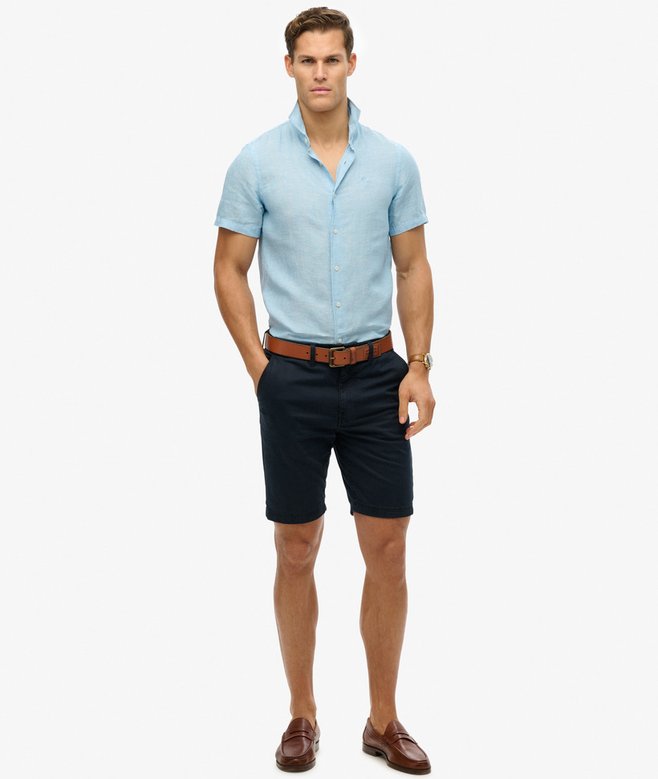 Embroidered Vacation Linen Shirt