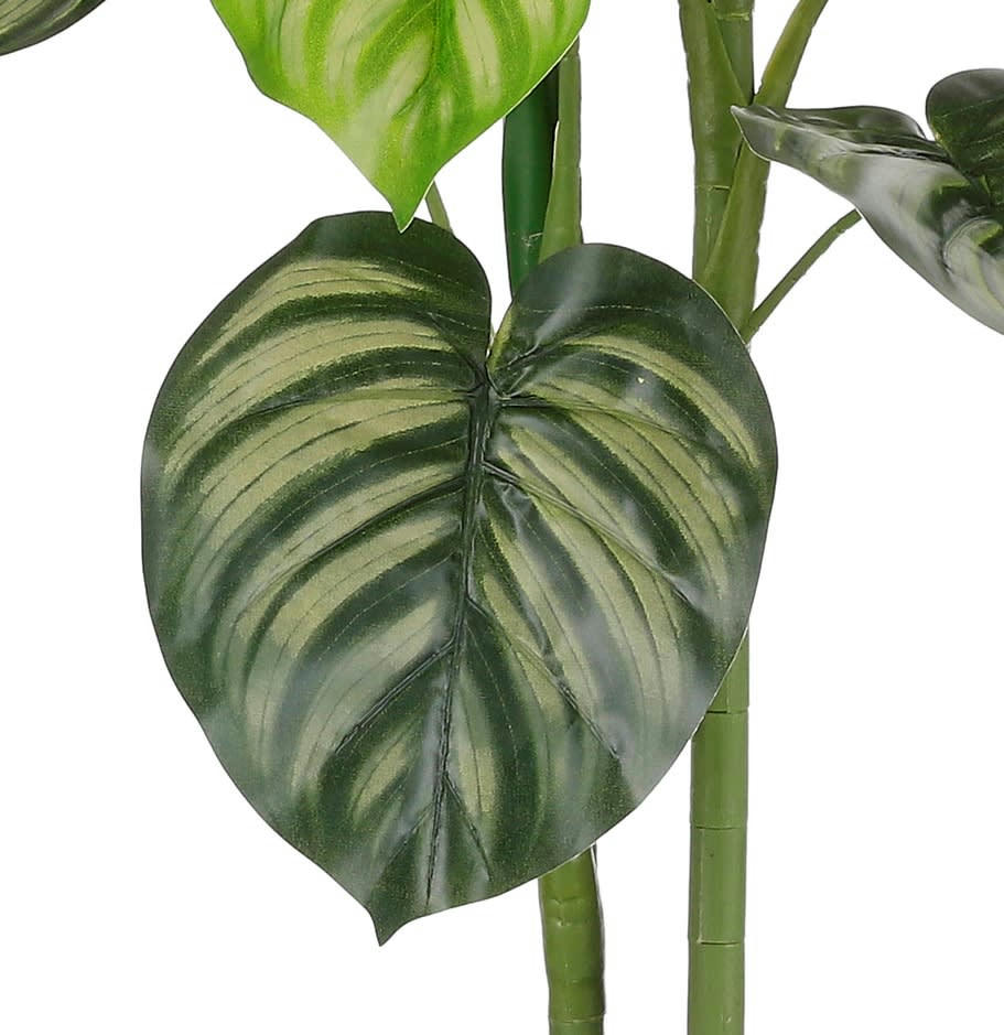 - Caladium artificielle vert clair en pot H100