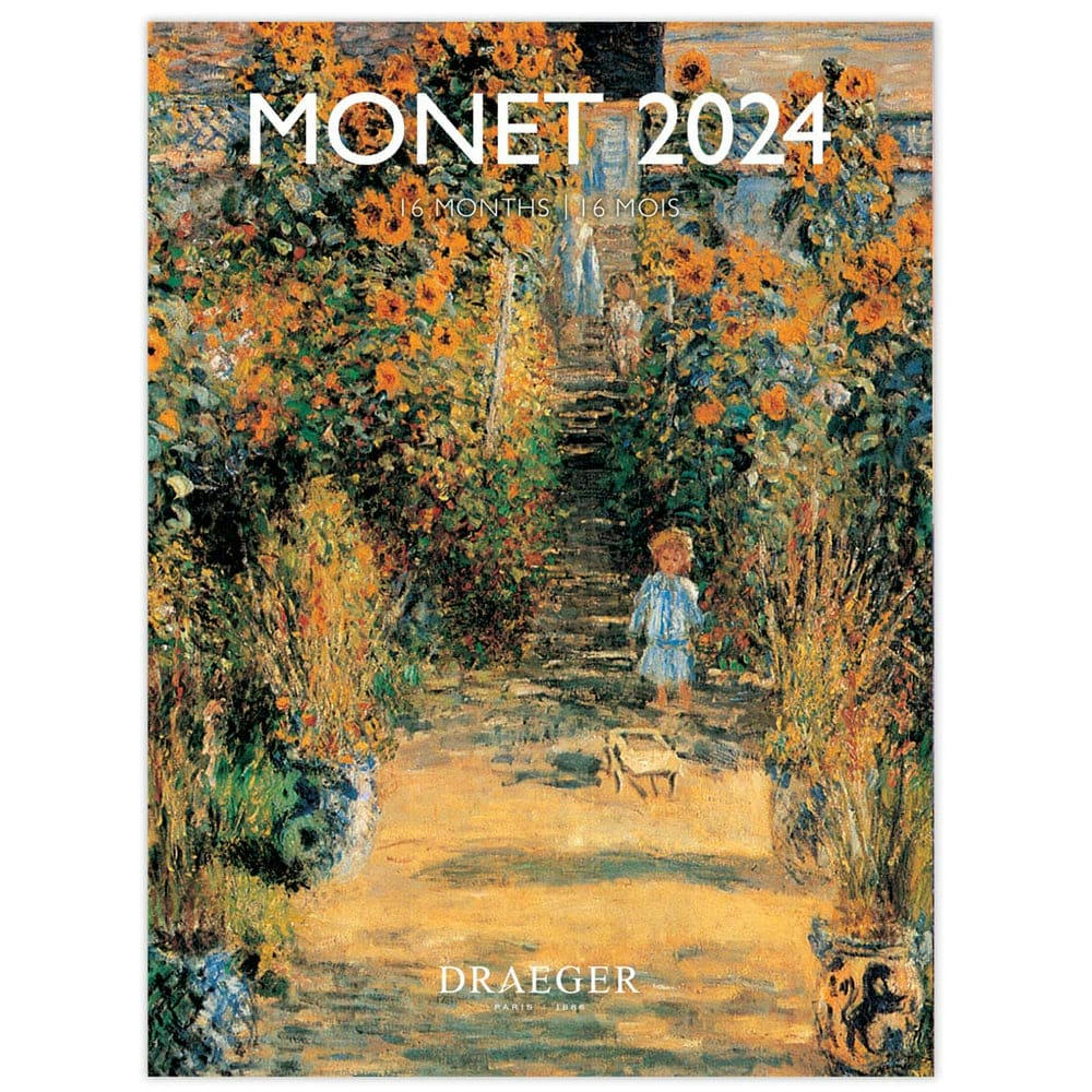 - Petit calendrier mural 14x18  cm - 2024 - Monet