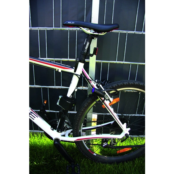 Fahrradschloss, Schließzylinder, Stahl, schwarz