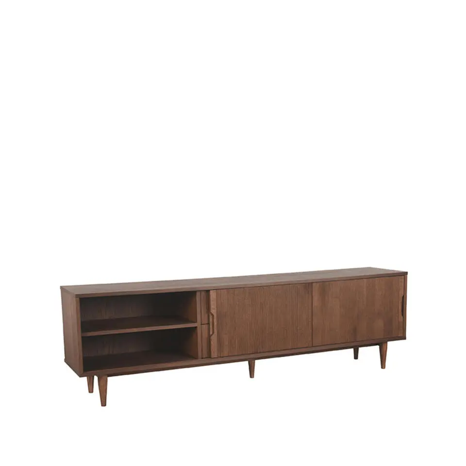 Label51 Tv meubel Lucia Bruin Eikenhout 200x40x60cm