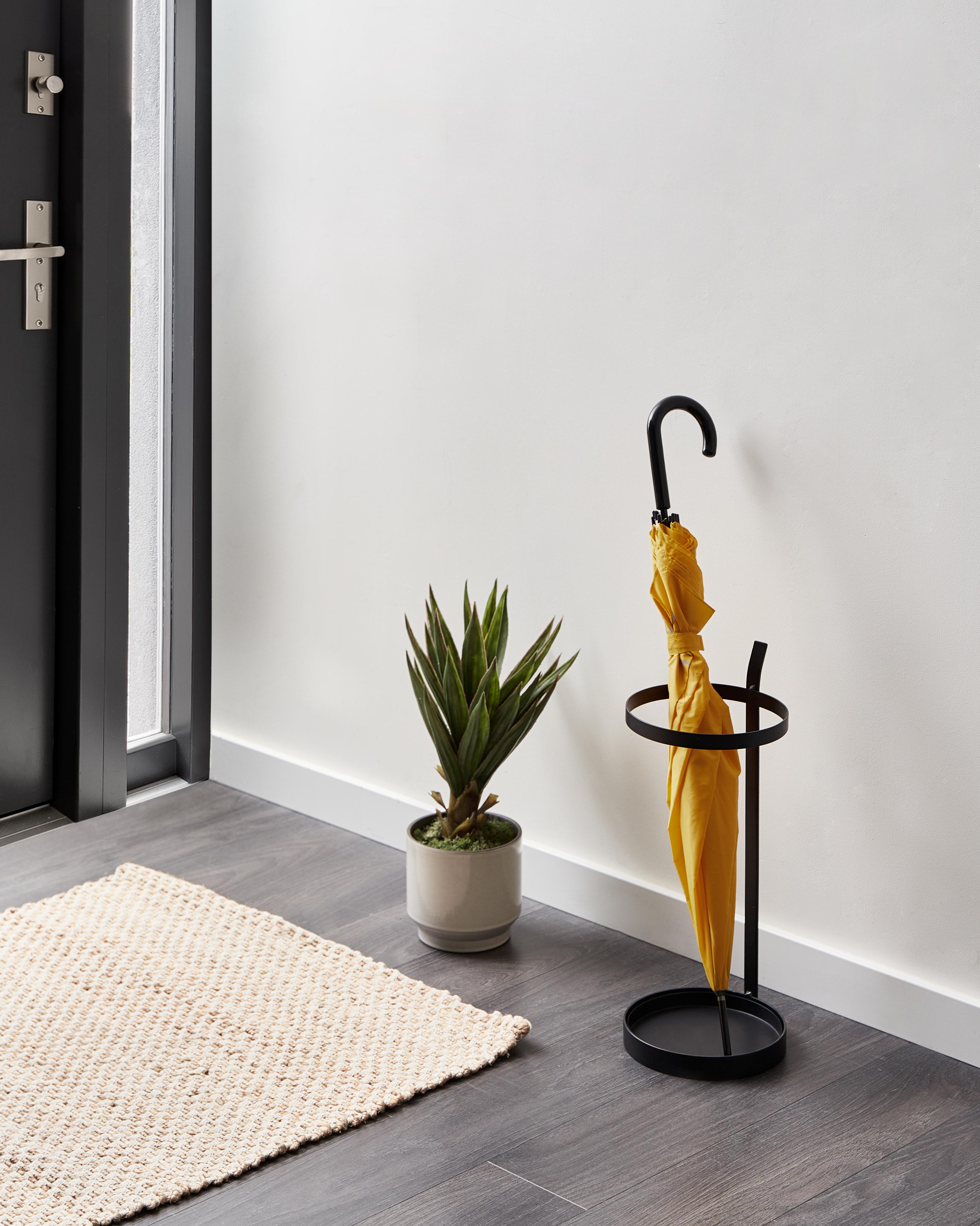 Umbrella Stand LOBAMBA Metal Black