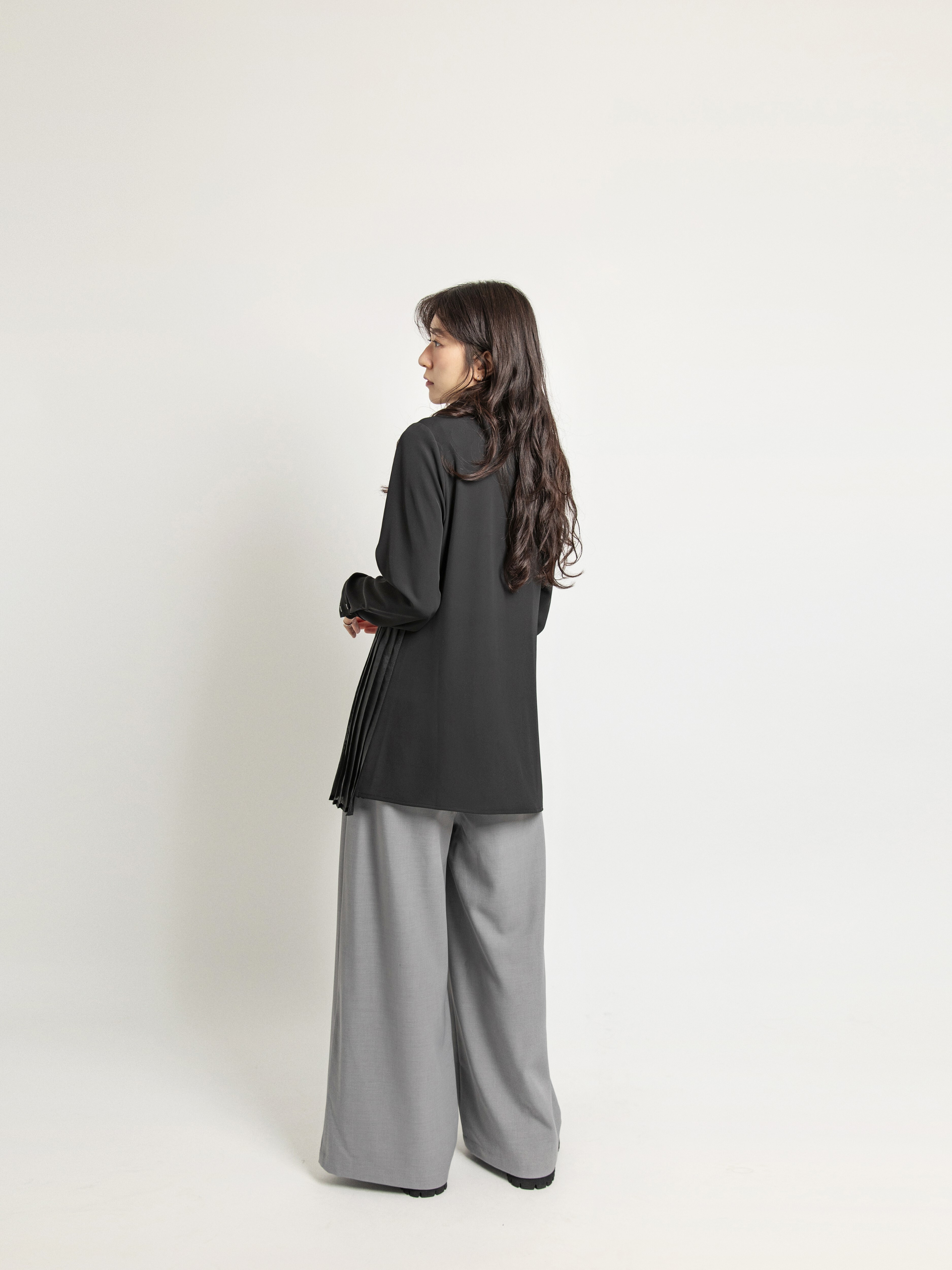Slit Detail Pants - 25WDB293D