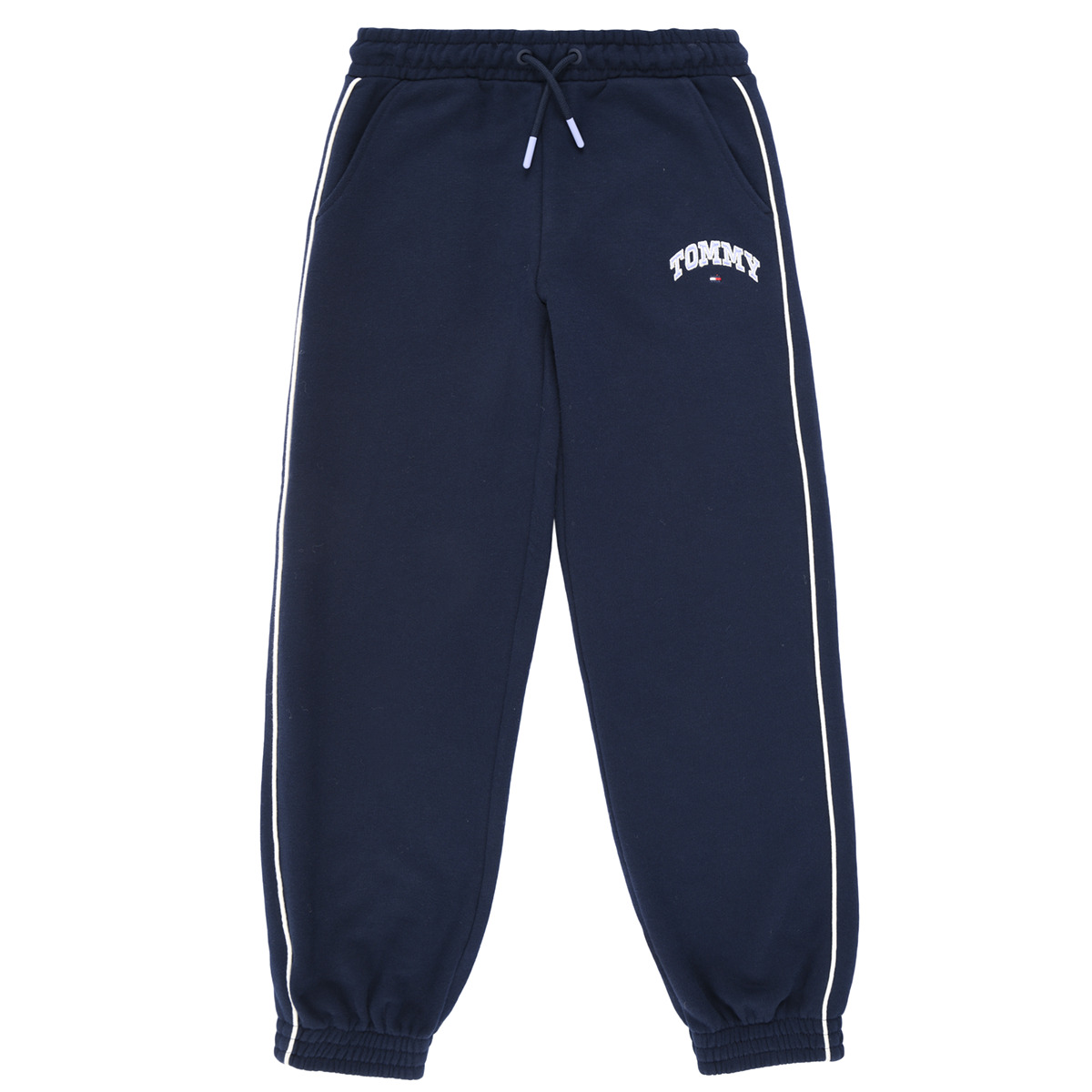 Tommy Hilfiger - TOMMY VARSITY SWEATPANTS - Marine
