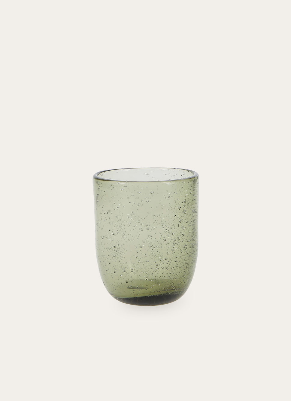 GOBELET EN VERRE GRIS