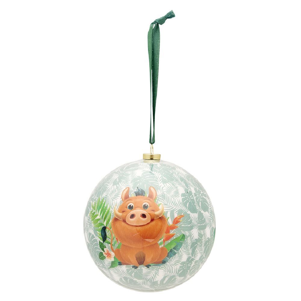 Boule de No&euml;l en verre Disney Le Roi Lion Ø9,5cm (3 modèles)
