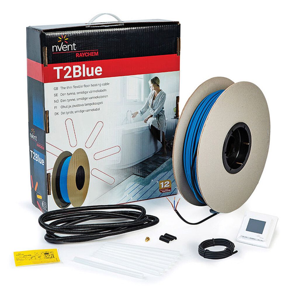 GULVVARME EL RAYCHEM T2BLÅ-10 2000W 200M