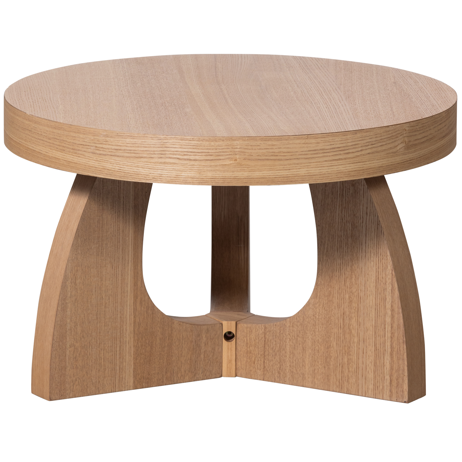 WOOOD bijzettafel Tala - MDF Fineer - Naturel - 35x55x55