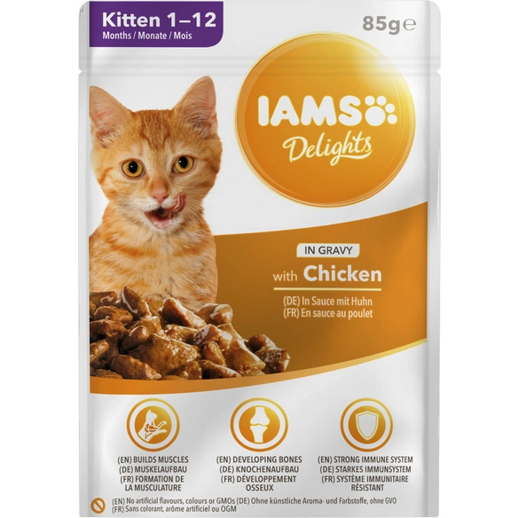Katzen-Nassfutter »Delights«, 85 g, Huhn