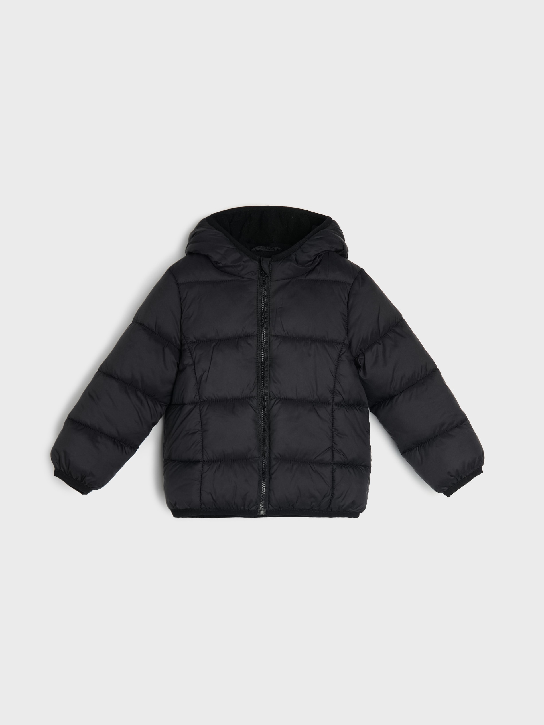 Pikowana kurtka puffer z kapturem