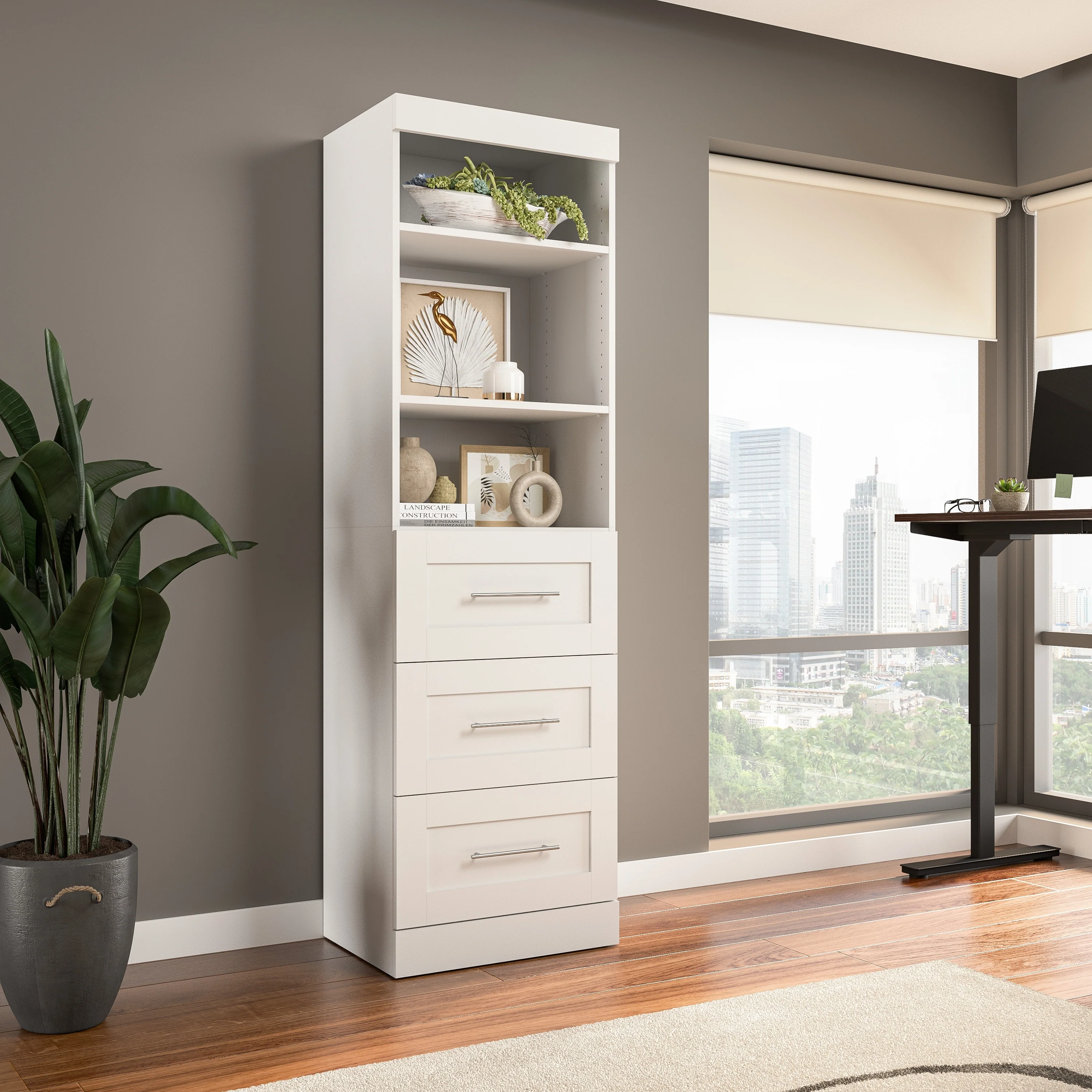 Pur 25W Closet Organizer with Drawers by Bestar