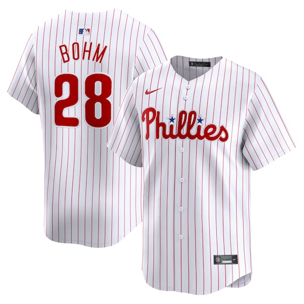 Alec Bohm Philadelphia Phillies Nike Home Limited Player Jersey - White