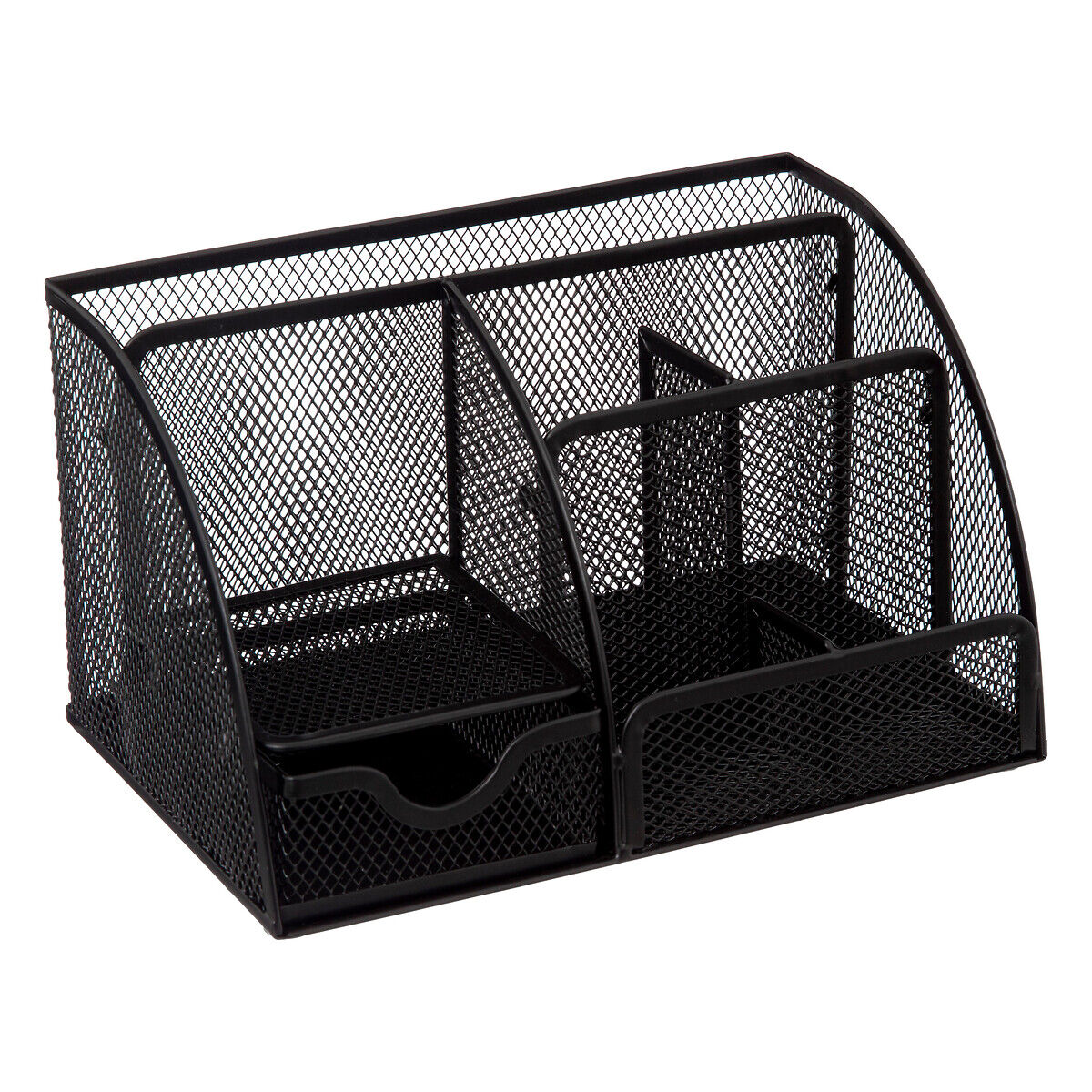 Organizador HAVI preto em metal para escritório