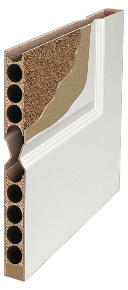 INNERDØR SOLID ELEMENTS NORGE 625 MM X 2040 MM HVIT