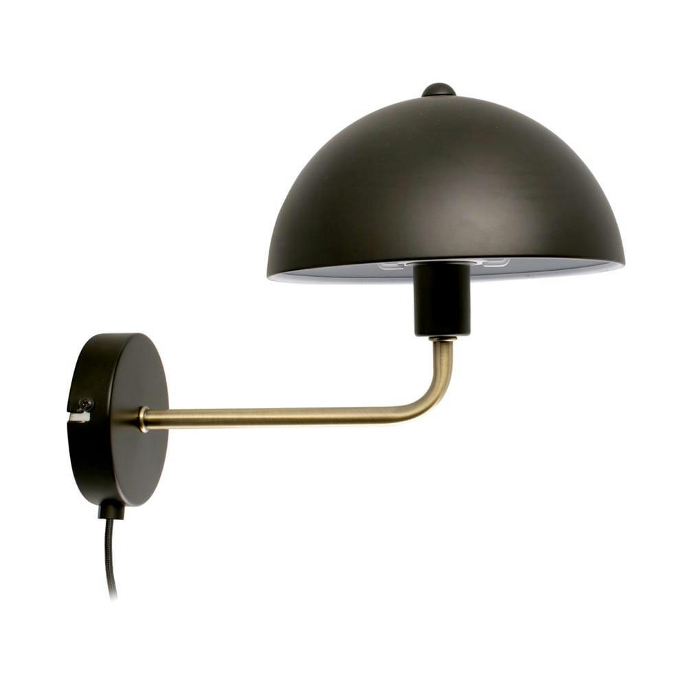 BONNET - Applique murale bonnet métal noir