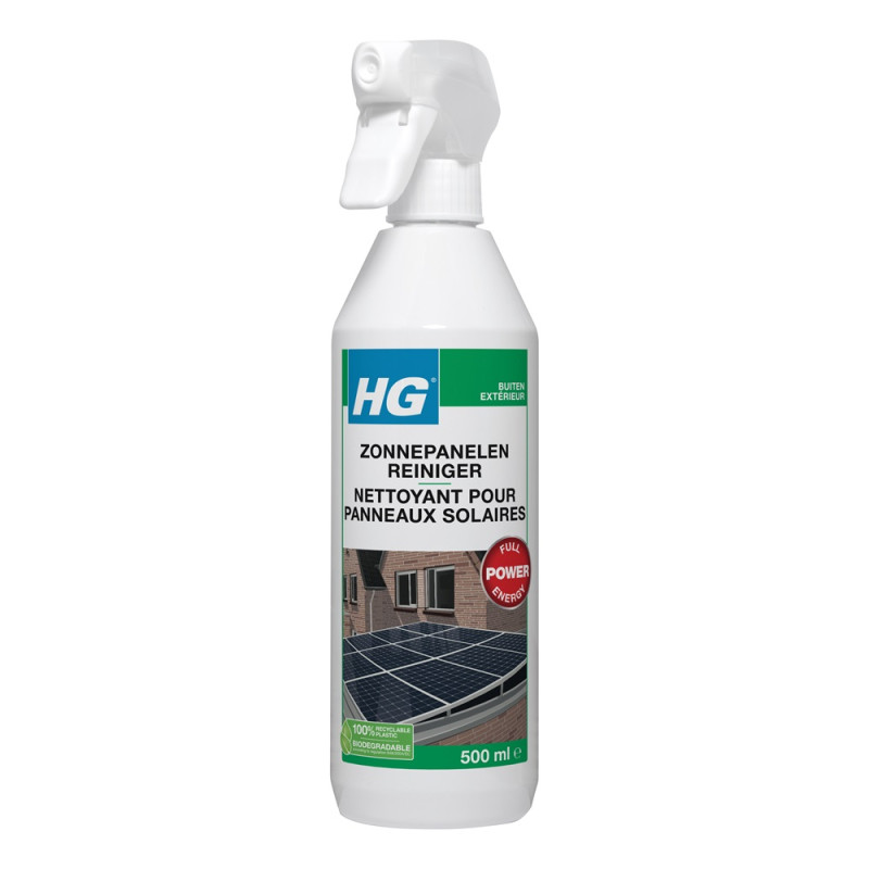 Spray nettoyant pour panneaux solaires 0,5 L HG