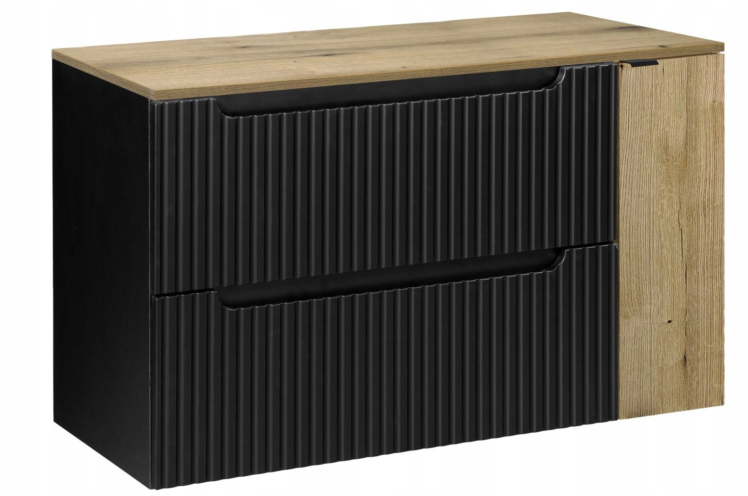 Szafka pod Umywalkę 100cm z Blatem RyfleNOVA BLACK
