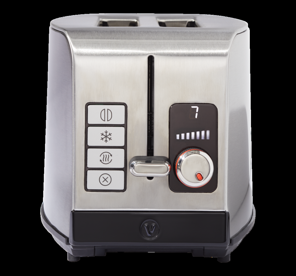 Vida by PADERNO Stainless Steel Toaster, 2-Slice