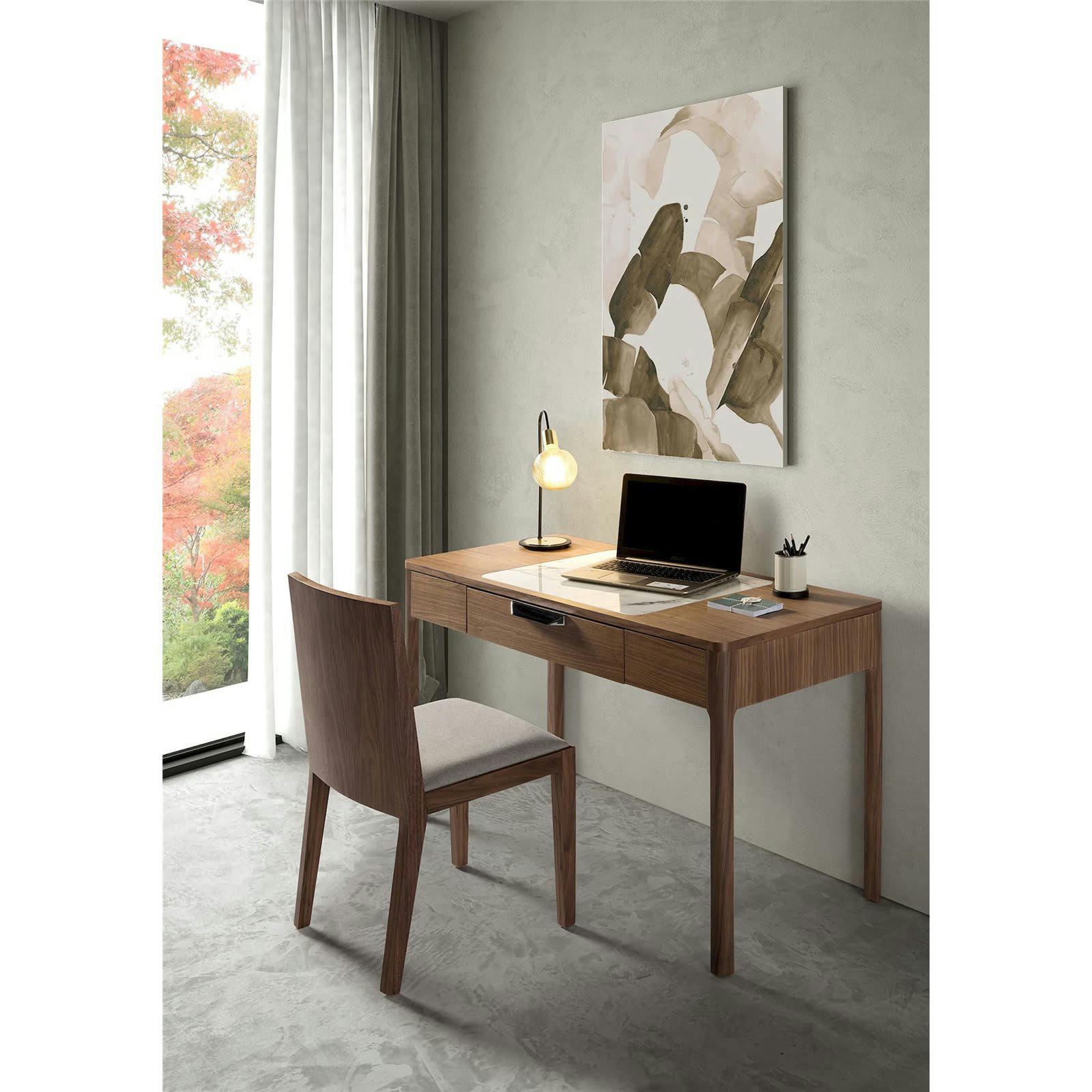 - Console Bois Noyer Bois foncé