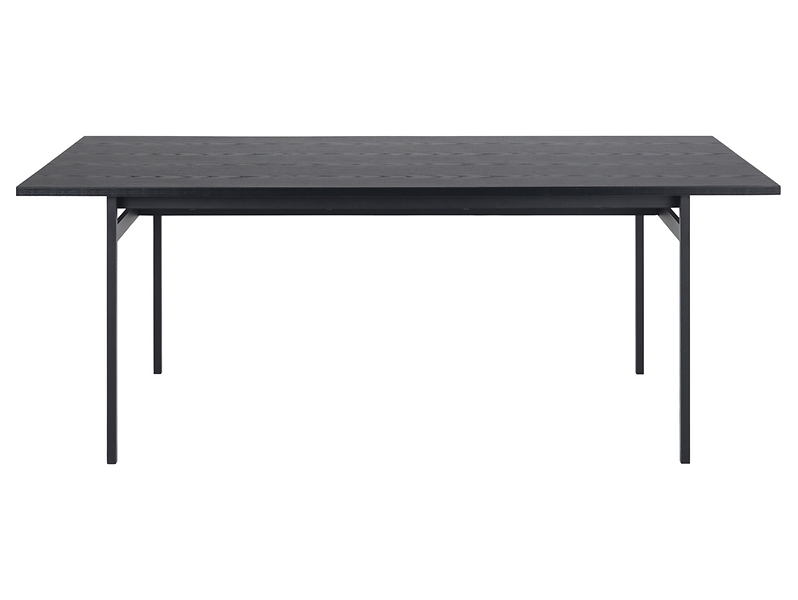 Stół prostokątny Angus 200x90 czarny