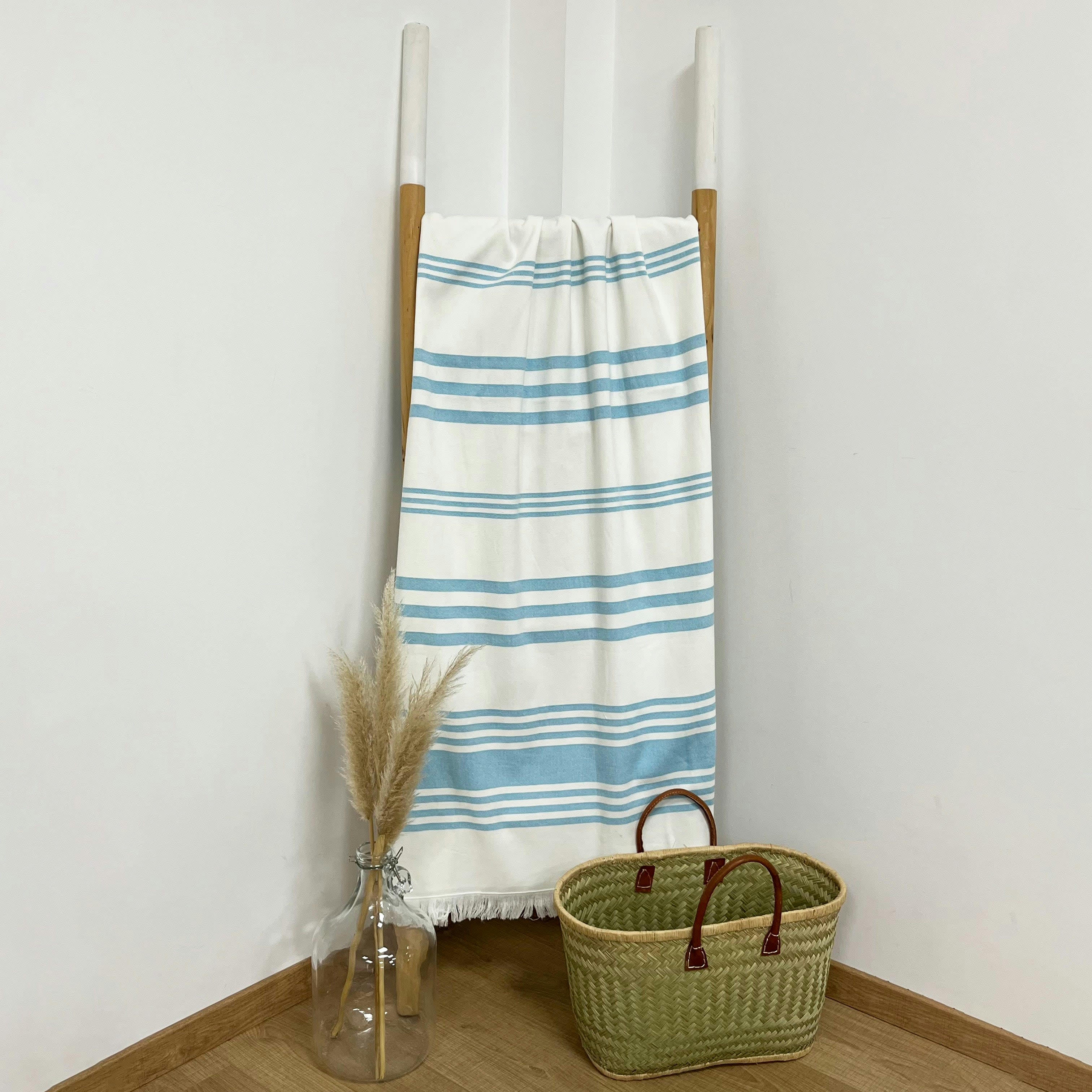 DOUBLÉE ÉPONGE - Fouta doublée éponge 