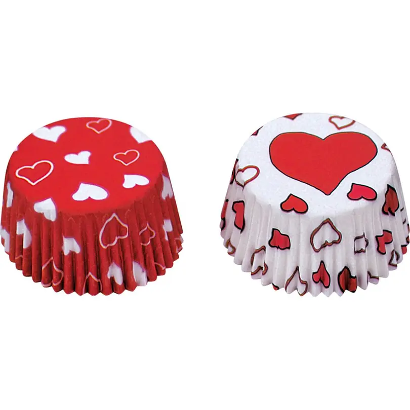 Papierförmchen 50er-Set Mini Herz