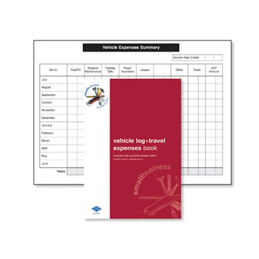 Zions Vehicle Log & Travel Expenses Book (A5)