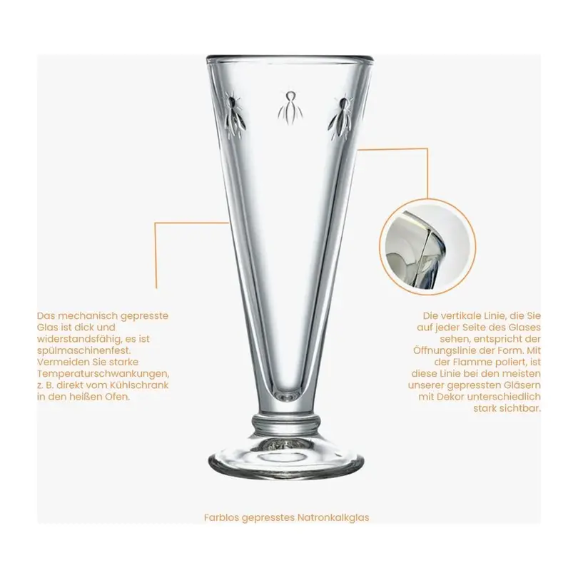 Champagnerglas Abeille