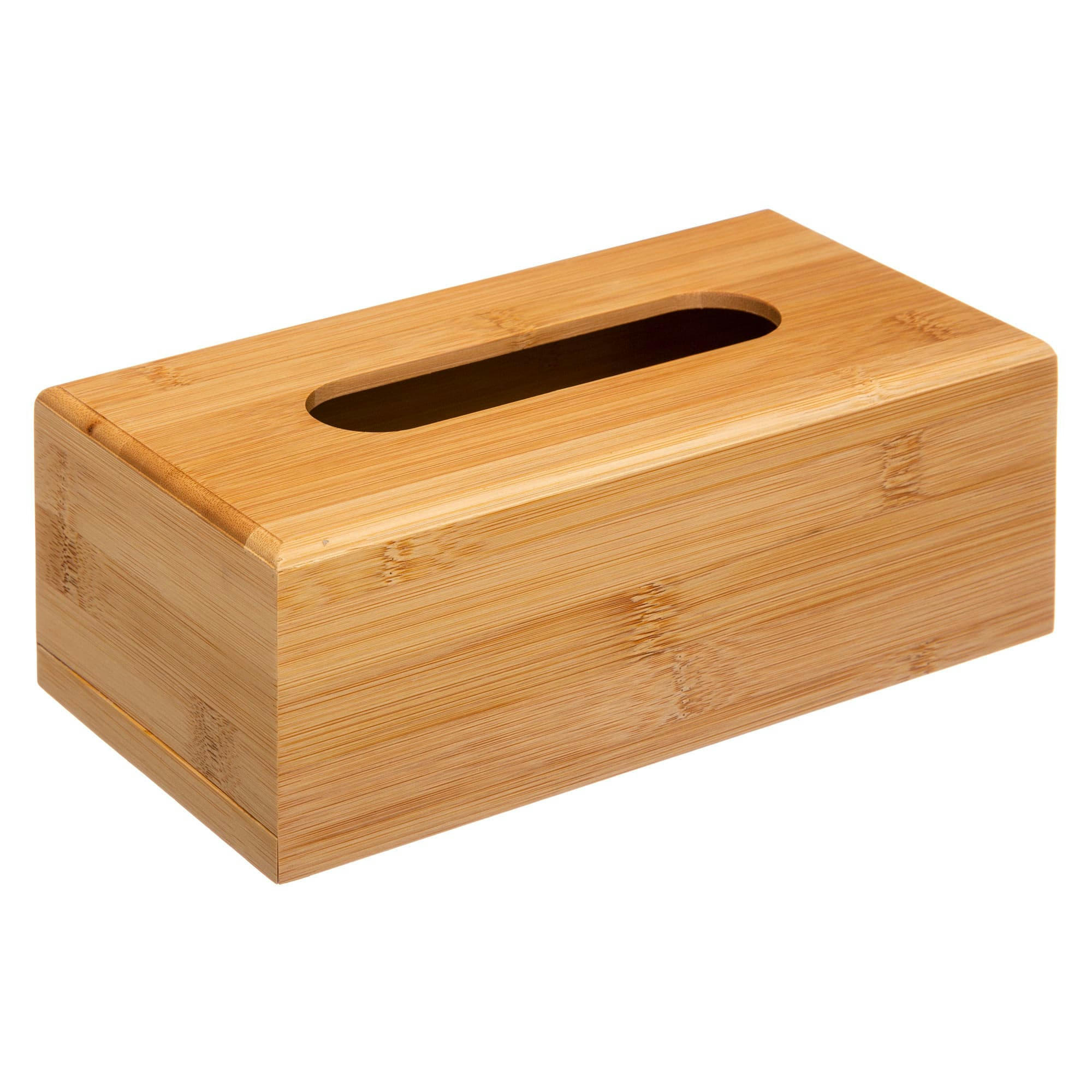 - Boîte à mouchoirs rectangulaire bambou