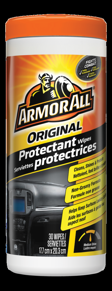 Armor All Original Car Protectant Wipes, 30-pk