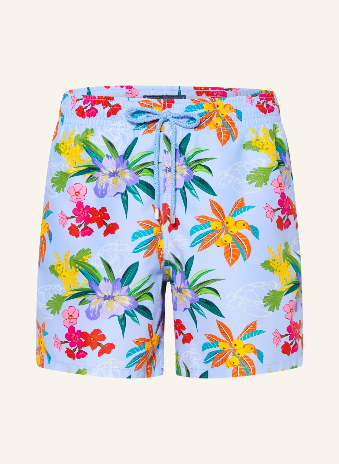 VILEBREQUIN Badeshorts GARDEN TURTLES