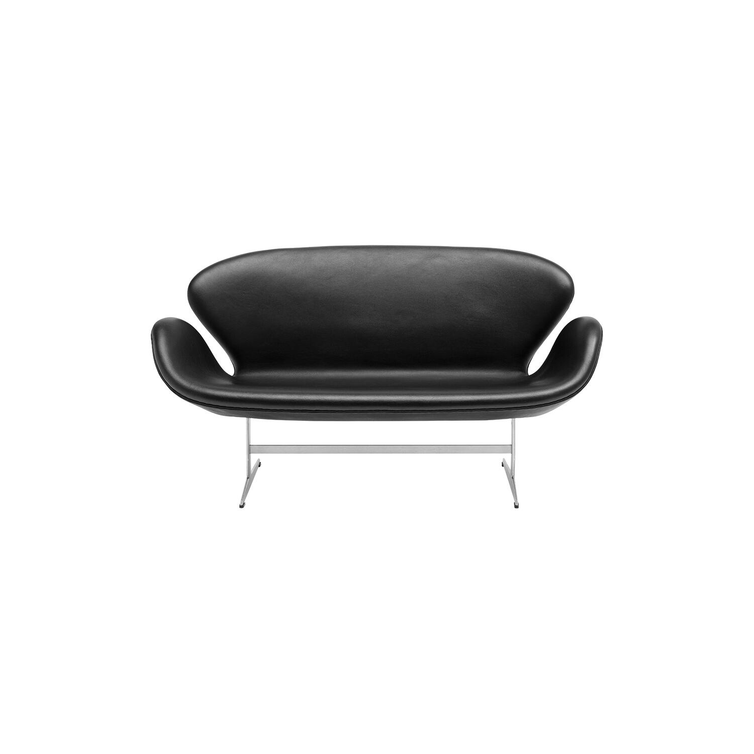 Svanesofa&trade; 3321 2-pers. sofa, sort