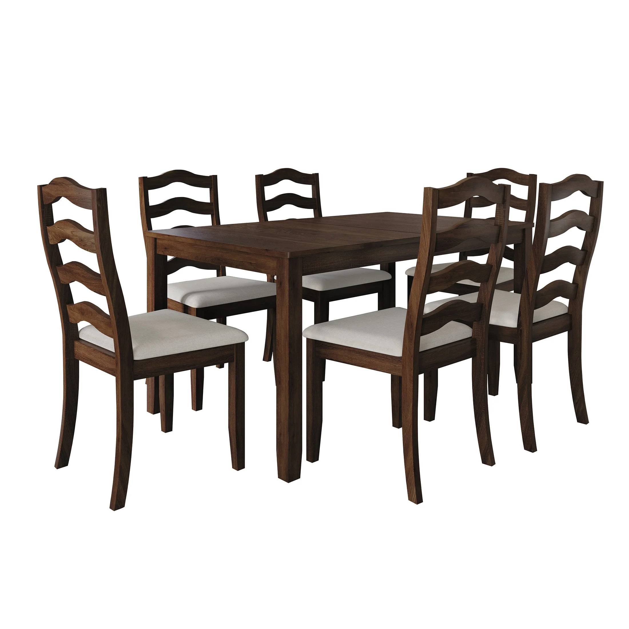 CraftPorch Sophistique 7-piece Wooden Dining Set