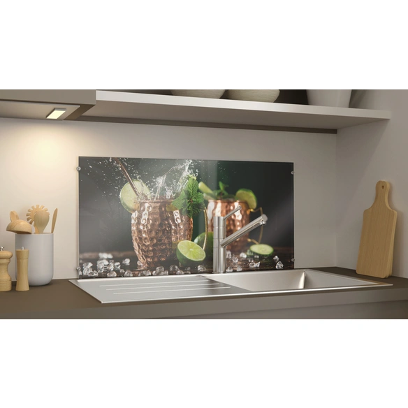 Glasboard »Moscow Mule«, mehrfarbig, Glas