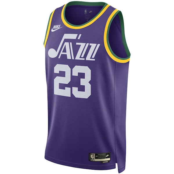 Lauri Markkanen Utah Jazz Nike Unisex 2023/24 Swingman Replica Jersey - Classic Edition - Purple