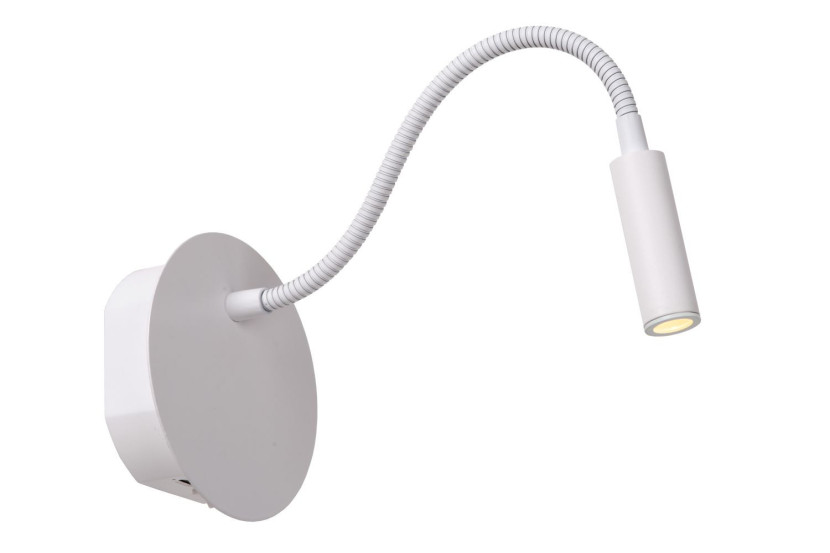 Kinkiet JOLIJNbiały LED 1x2W 140lm wym:3,6x11x11cm IP20 Lucide