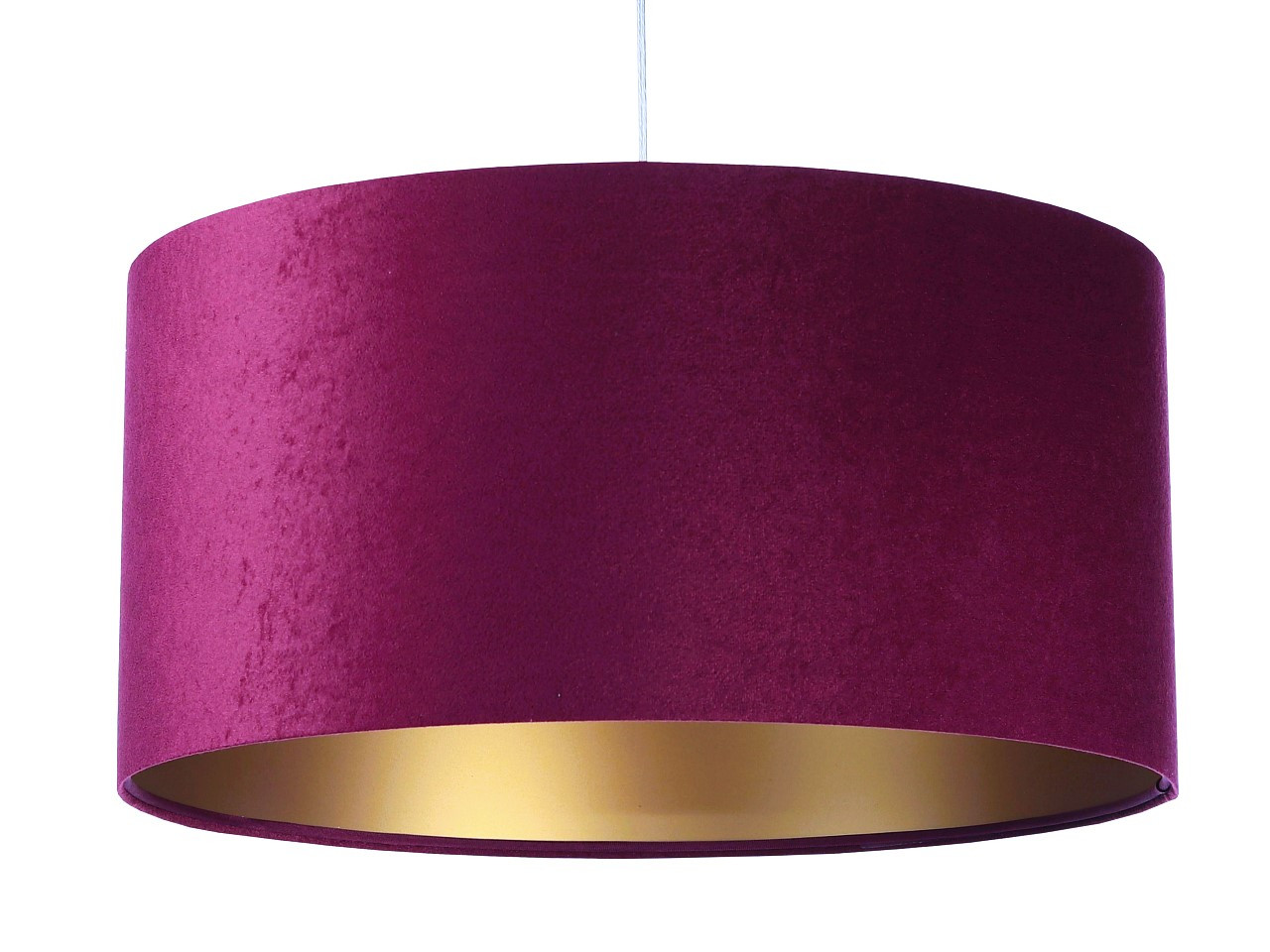 Lampa wisząca HOME 40 fioletowa/złota