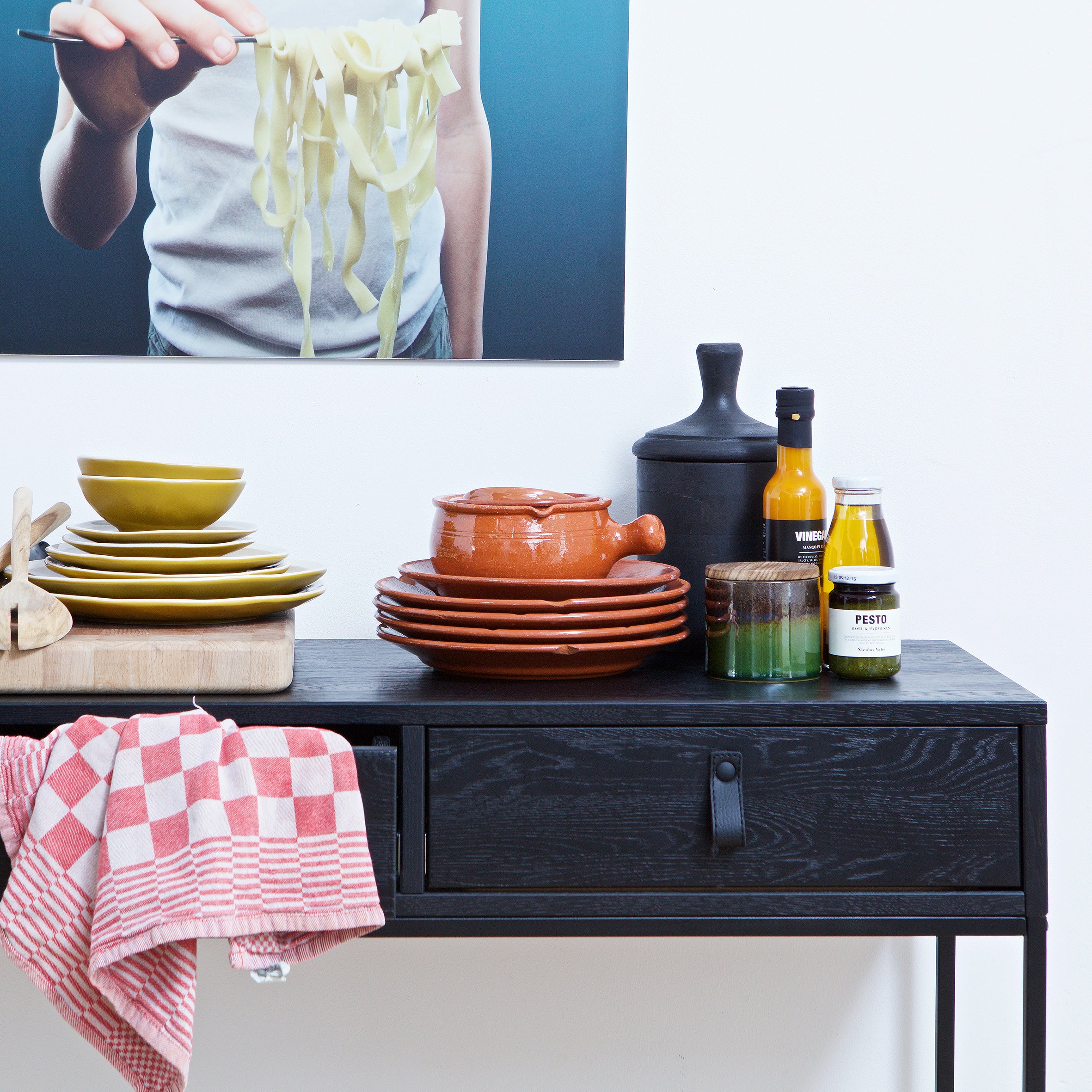 WOOOD Silas Sidetable - Black Night