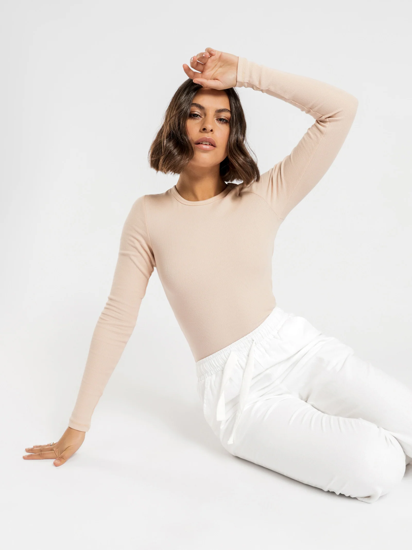 Charlie Long Sleeve Rib T-Shirt