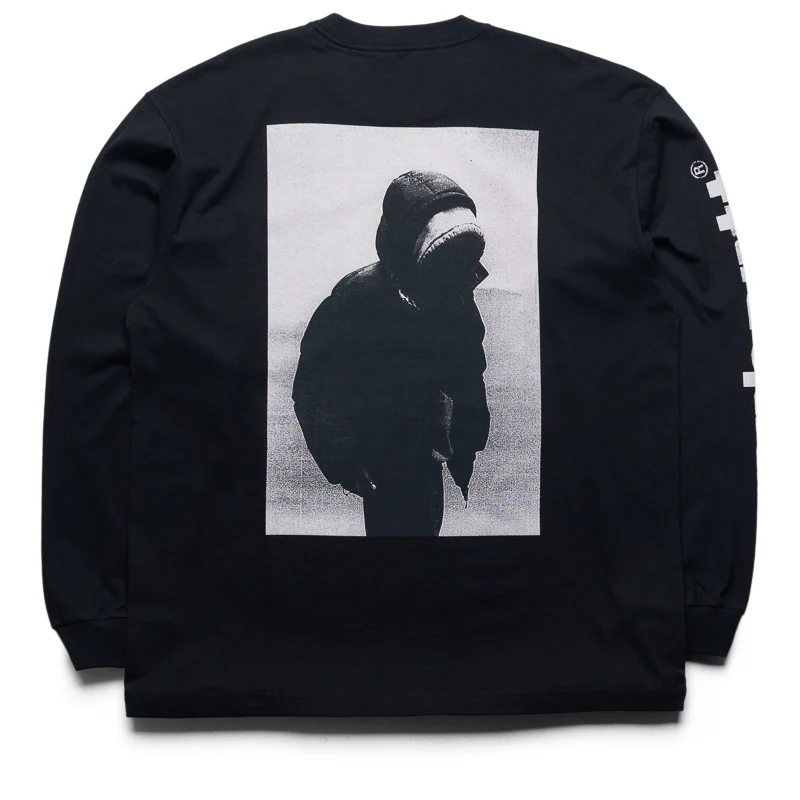Carhartt WIP Archive Script L/S Tee - Black