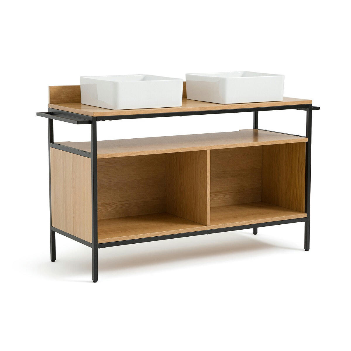 Meuble sous double vasque 2 niches, Volga