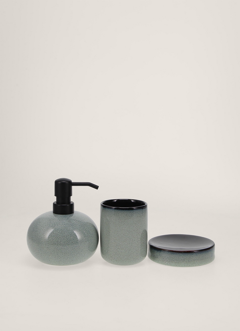 DISTRIBUTEUR DE SAVON EN CÉRAMIQUE ERNESTE vert