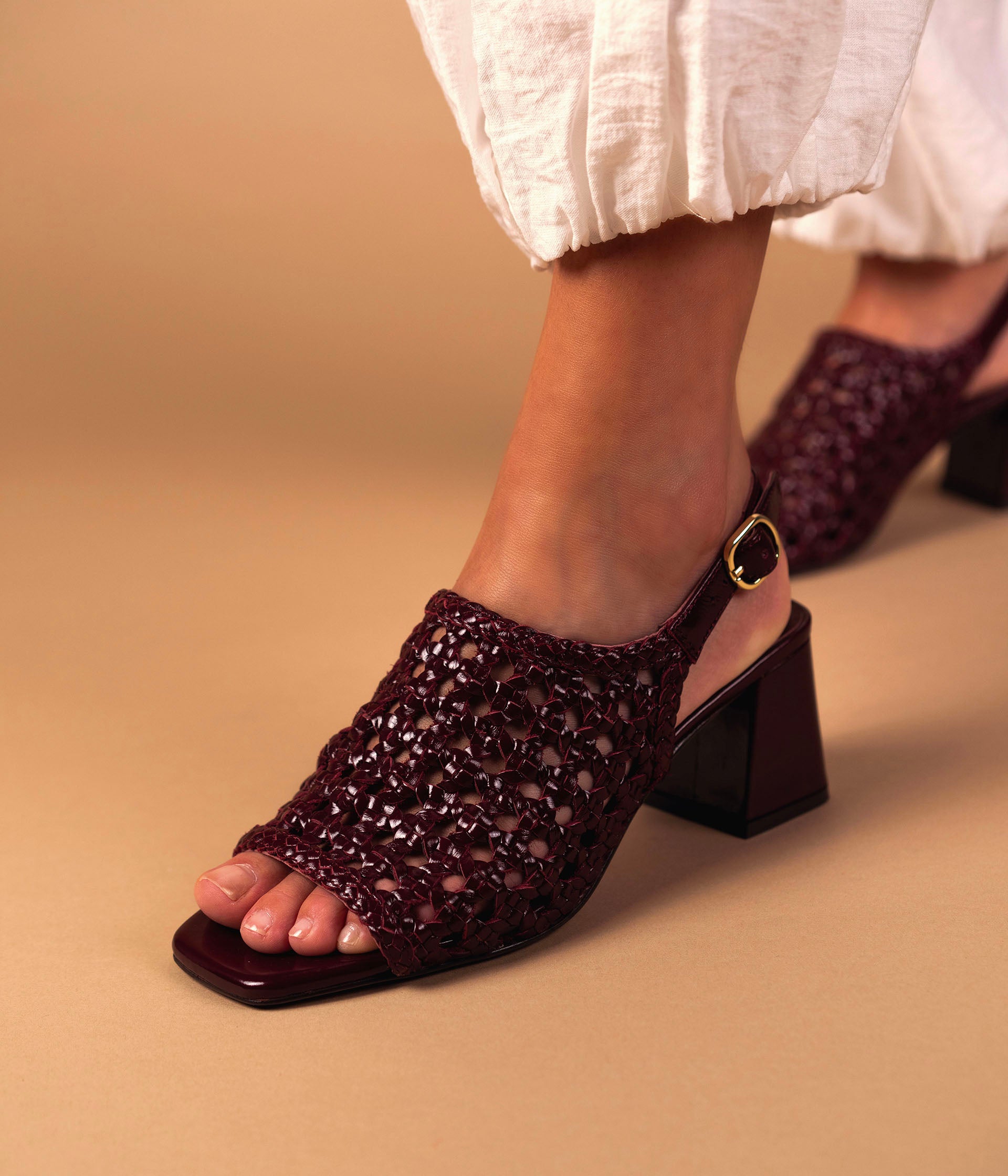 Sandale Haya bordeaux