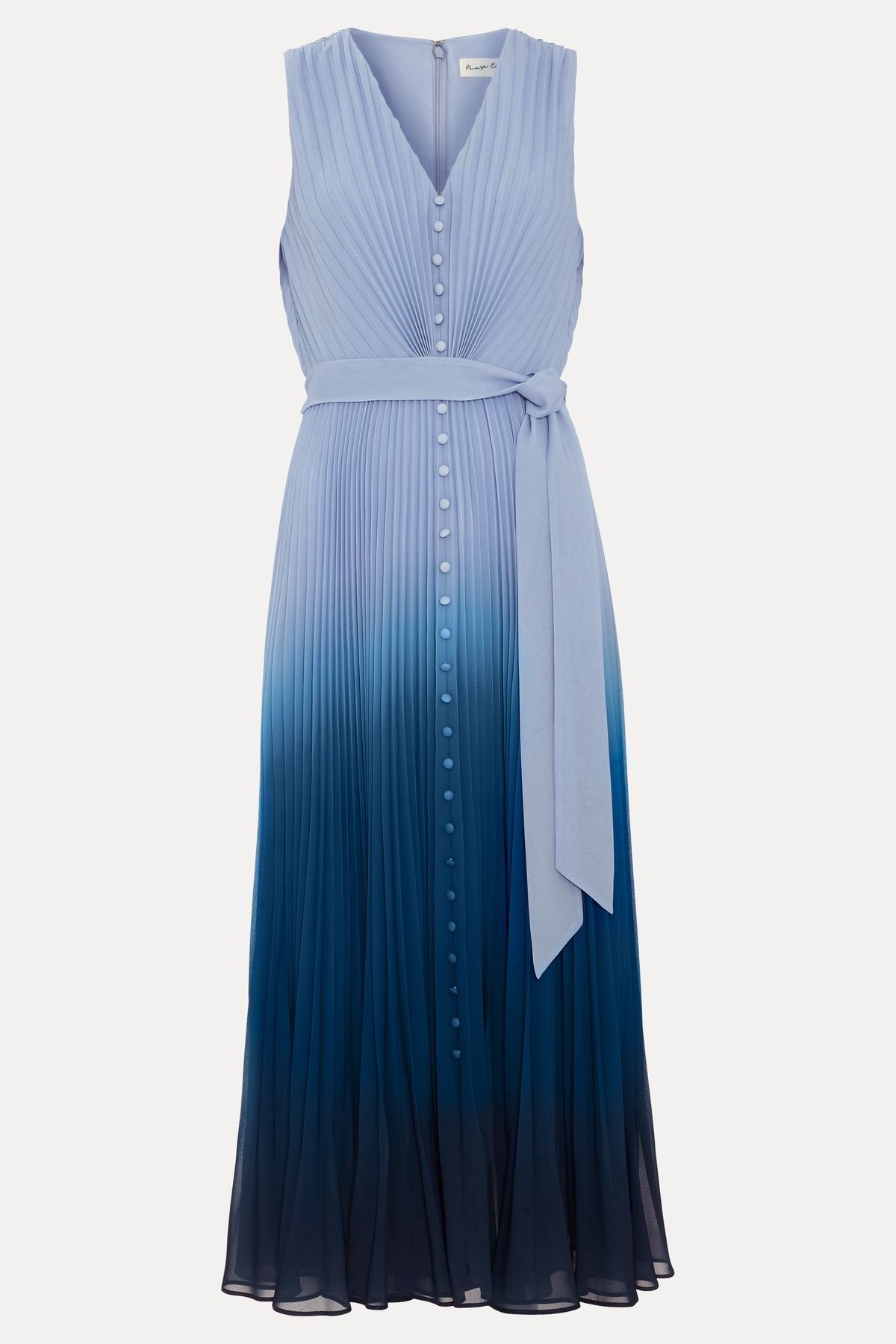 Phase Eight Mira Pleated V-Neck Midi Dress