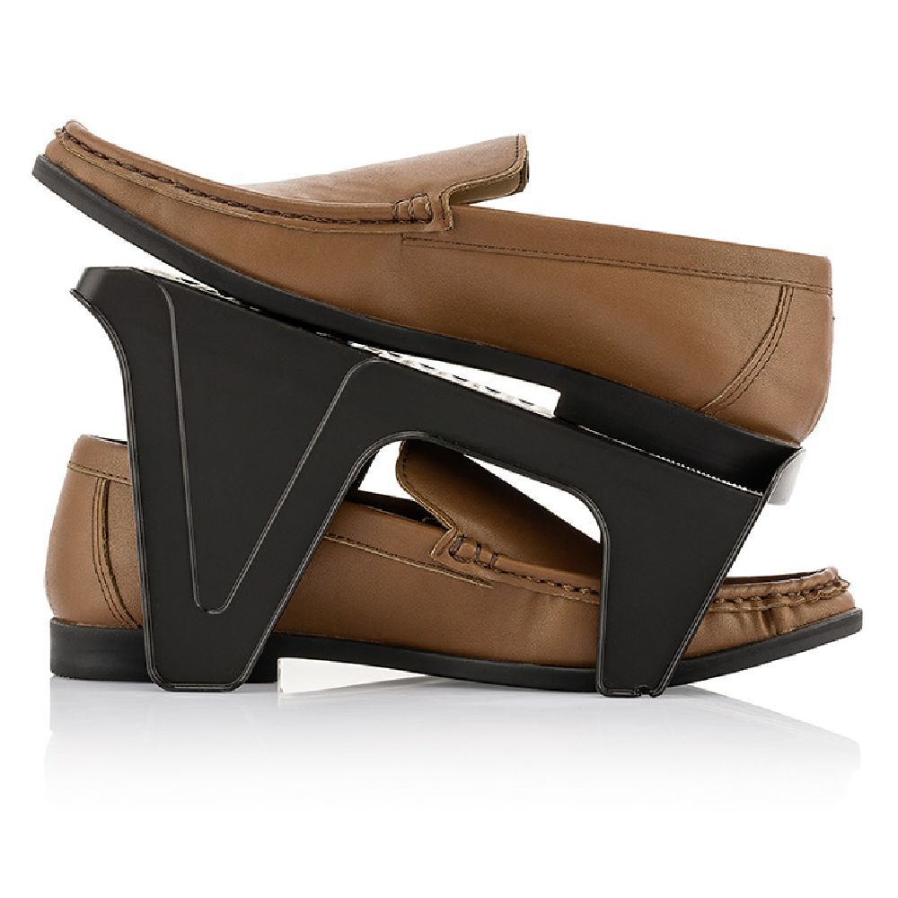 Support de rangement pour chaussures plastique noir
