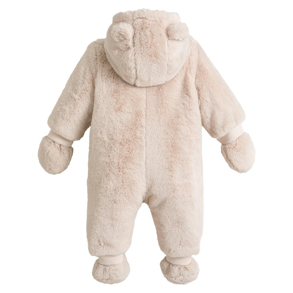 Combipilote à capuche maille peluche