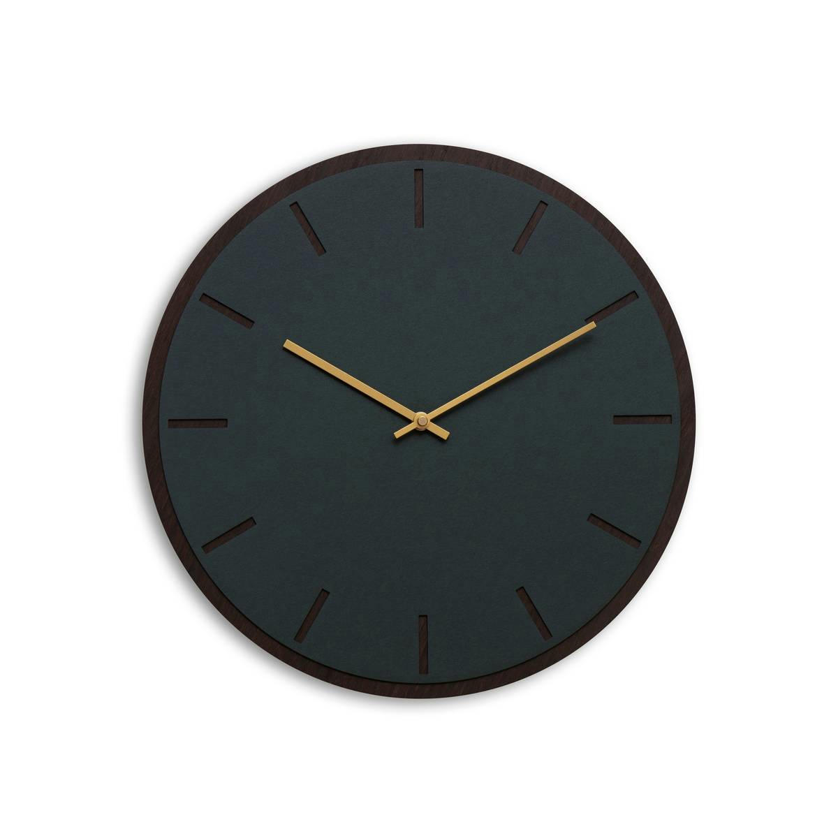 - Horloge murale en linoléum gris D38cm