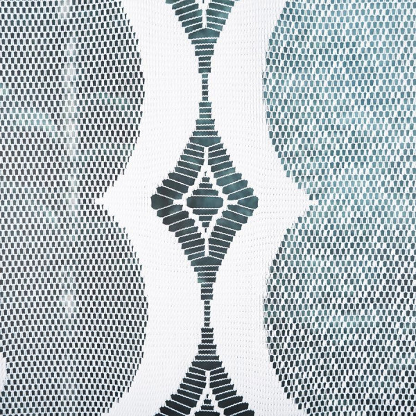 EWELINA - Firanka gotowa żakardowa z podcięciem na dole - 400x160 cm
