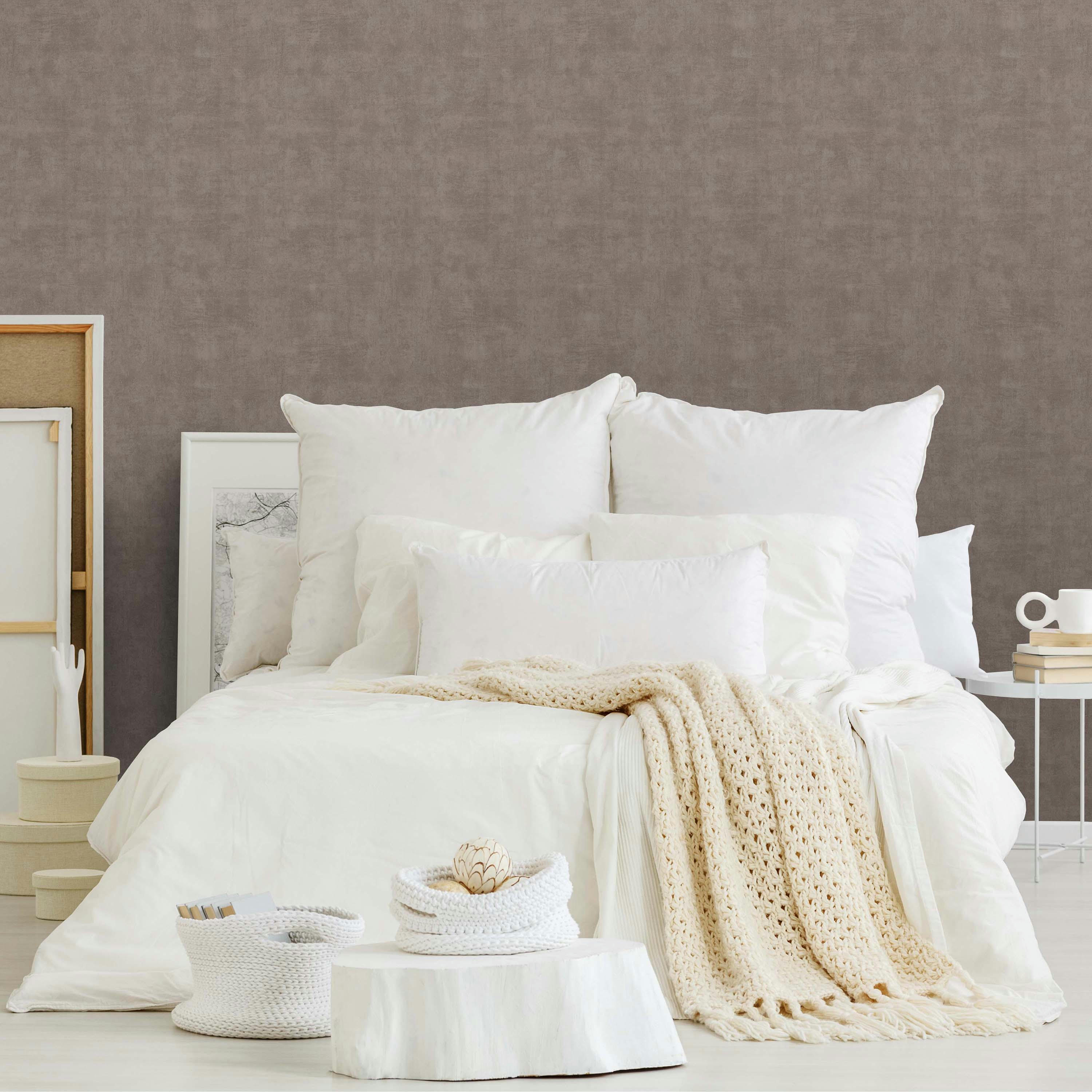 - papier peint ciment mat marron 1005x52cm